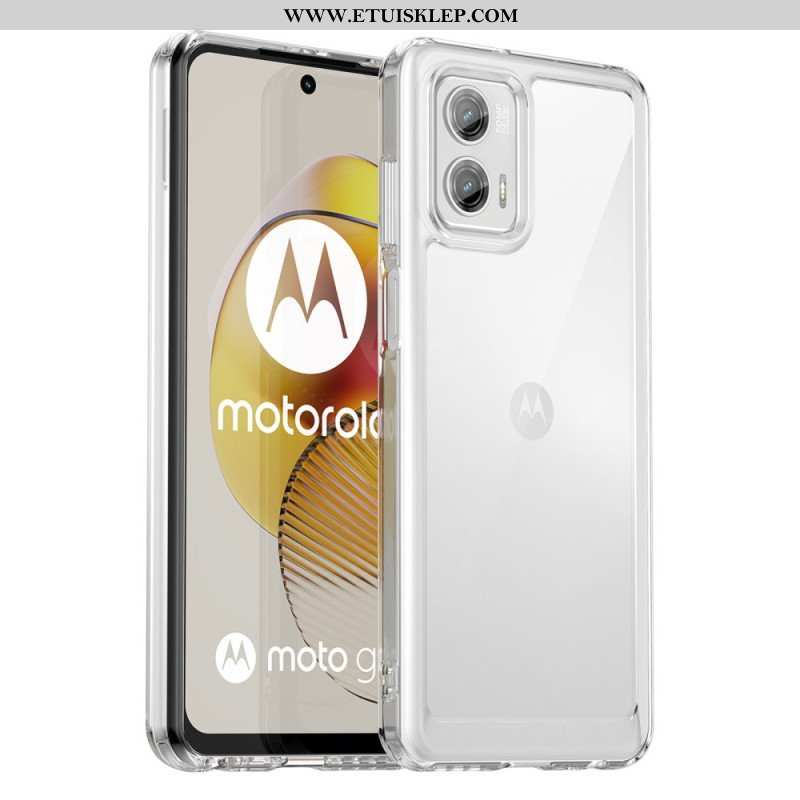 Etui do Moto G73 5G Przezroczysta Hybryda